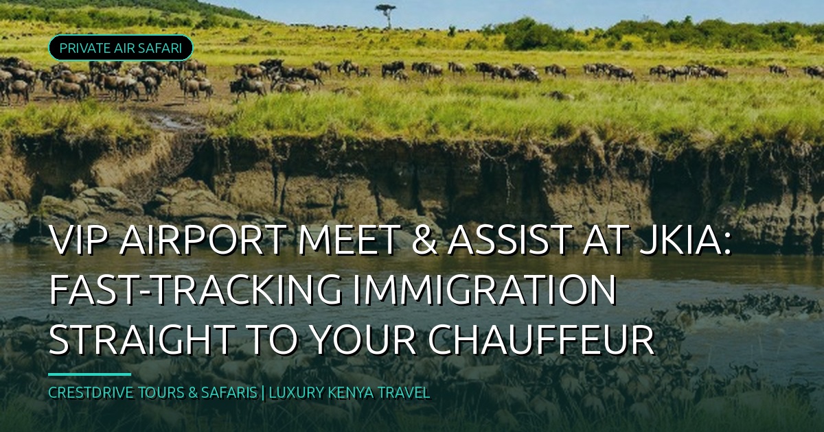 VIP Airport Meet & Assist at JKIA: Fast-Tracking Immigration straight to Your Chauffeur